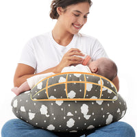 Momcozy Original Almohada de Lactancia con Barra de Seguridad
