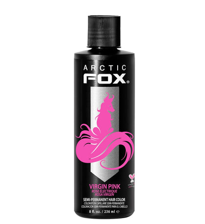 ARCTIC FOX Semi-Permanent Hair Dye - Vegan, Virgin Pink - 8 fl oz