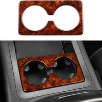 Car Cup Holder Frame Cover Trim Wood Grain Decal Sticker fits for Chevrolet Silverado Suburban Tahoe Avalanche/GMC Sierr