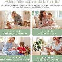 Momcozy Lima Eléctrica de Uñas para Bebé con Luz Nocturna