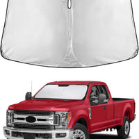 EcoNour Windshield Sunshade Compatible for Ford F-250 F-350 2008-2015 2016