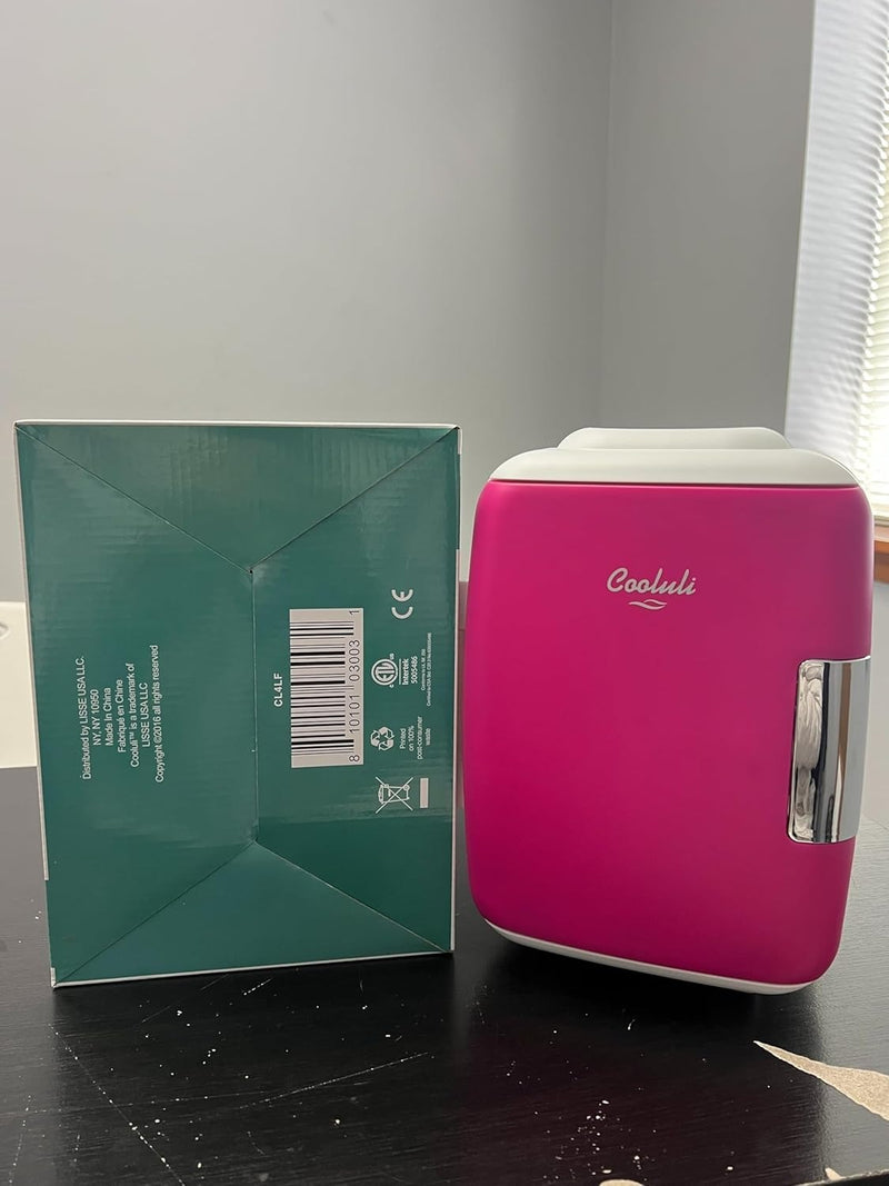 Cooluli store Cooluli Mini Electric Refrigerator, Cooler and Warmer (4 Liters/6 Cans)