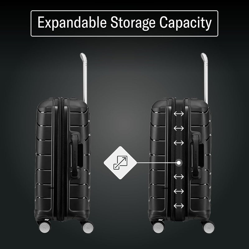 Samsonite Freeform Hardside Carry-On Luggage with Spinner Wheels