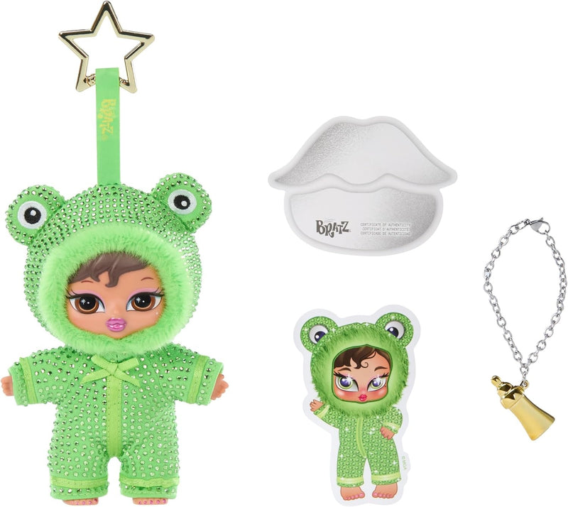 Bratziez Bling Seriez 25th Anniversary Plush Blind Box with Charm Clip and Accessory, Collectible Characters