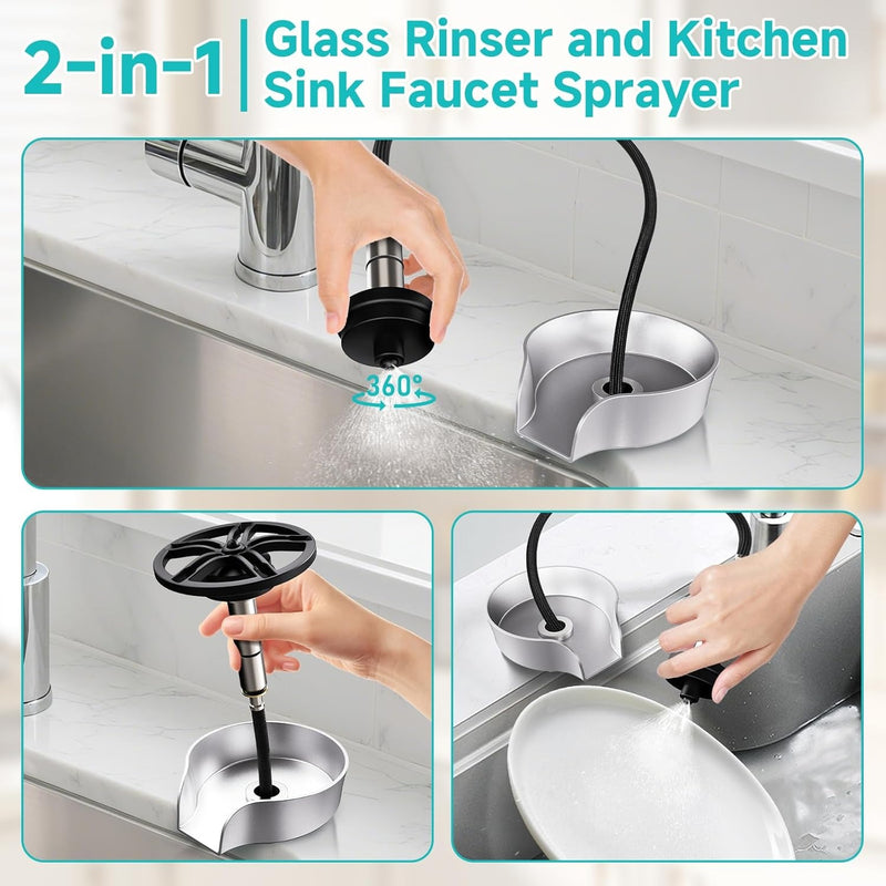 Ofertaza, Enjuagador de vasos para fregadero de cocina
