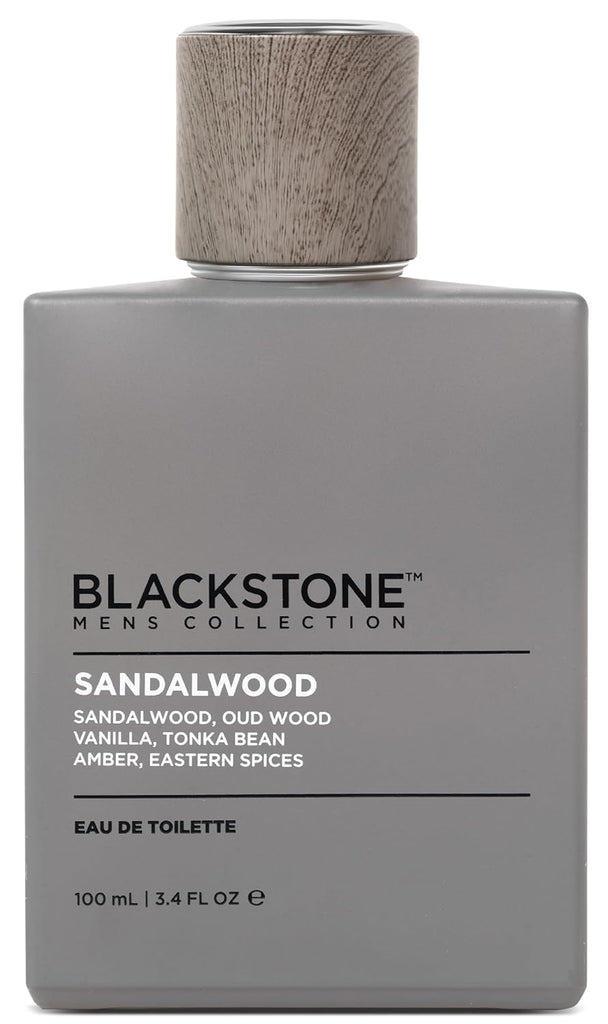 Blackstone Mens Collection Eau de Toilette – Sandalwood | Men's Fragrance, Long Lasting Cologne, with Sandalwood, Oud &