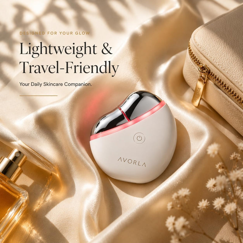 Avorla Herramienta facial LED Gua Sha con calor y microcorriente, dispositivo de tonificación de la piel, terapia de luz de la piel antienvejecimiento/antiarrugas, elevación facial, hinchazón de ojos/