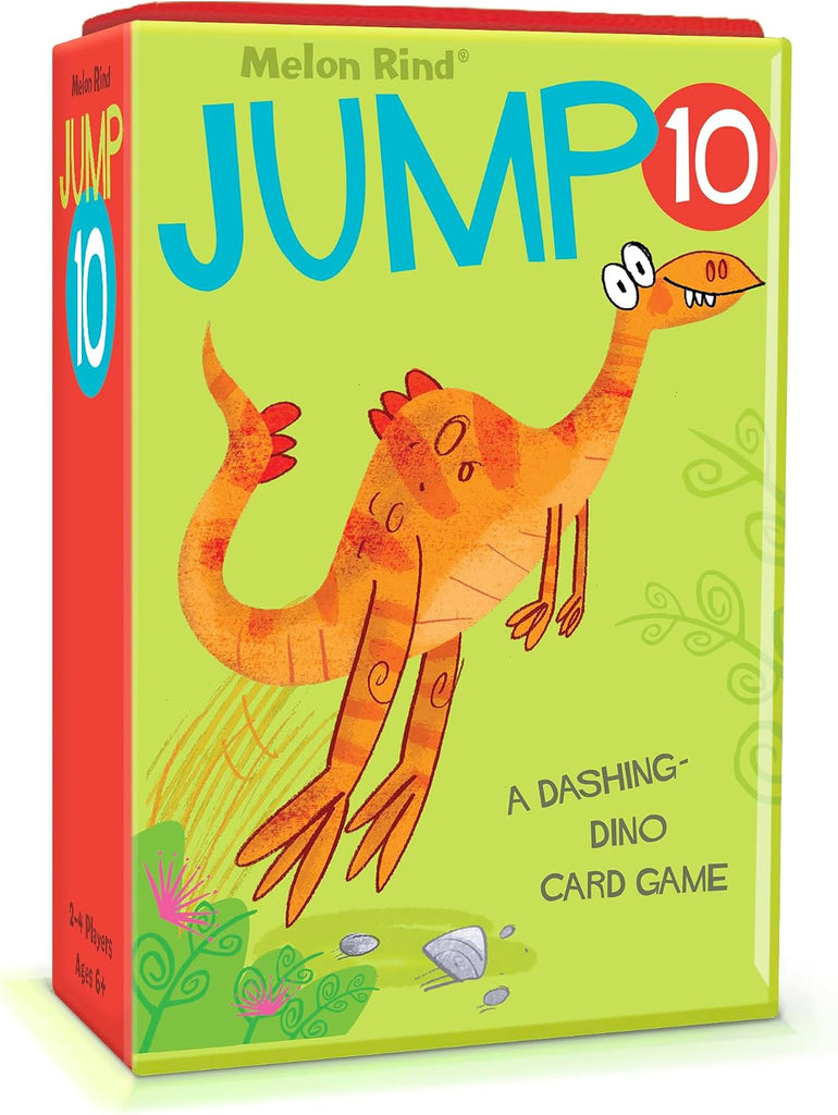 Melon Rind Jump 10, Math Game for Kids Learning Multiples of 10, Lively, Fun Card Game, Quick Activity for Boosting Math