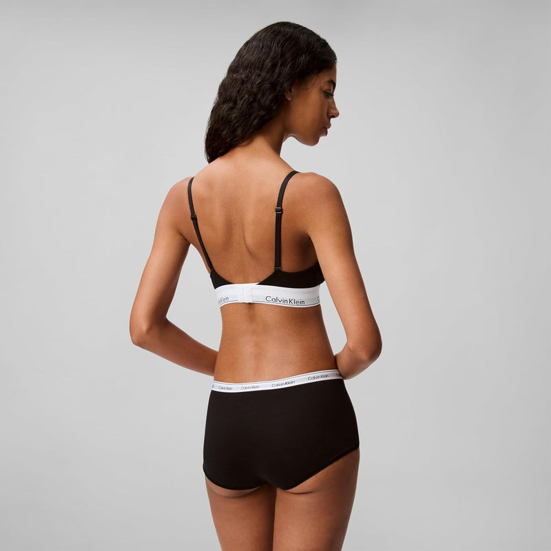 Calvin Klein Women's Modern Cotton Lightly Lined Triangle Wireless Bralette