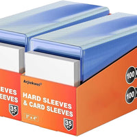 Arjiekwei - Paquete de 1000 fundas para tarjetas de plástico duro
