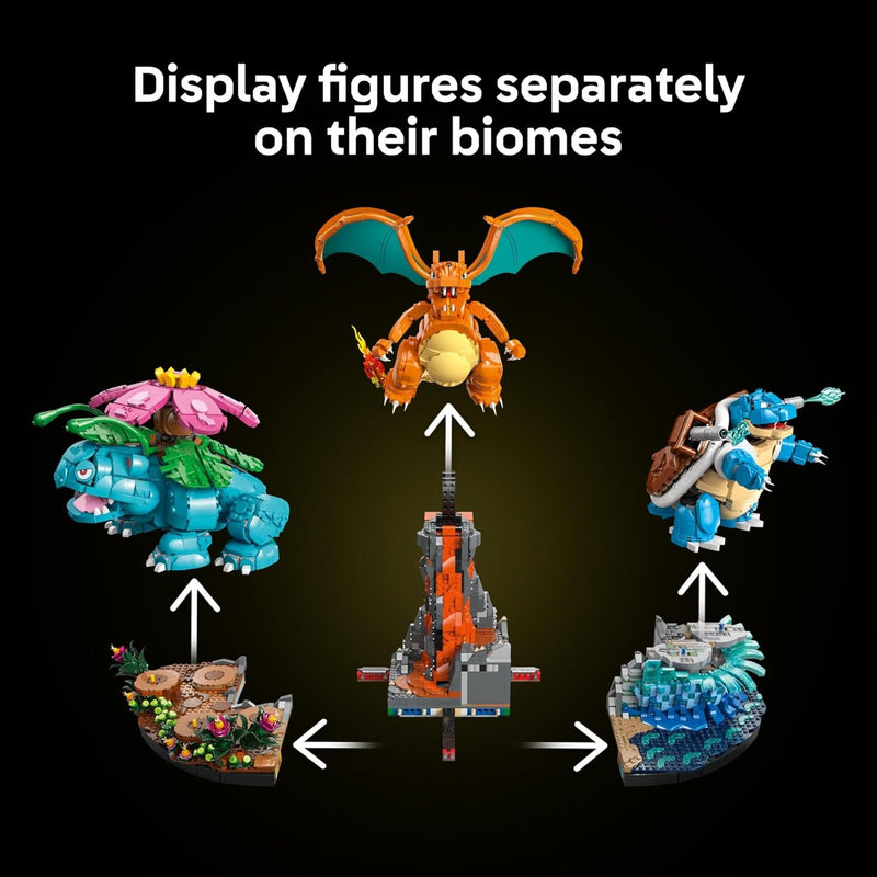 LEGO Pokémon Venusaur, Charizard and Blastoise