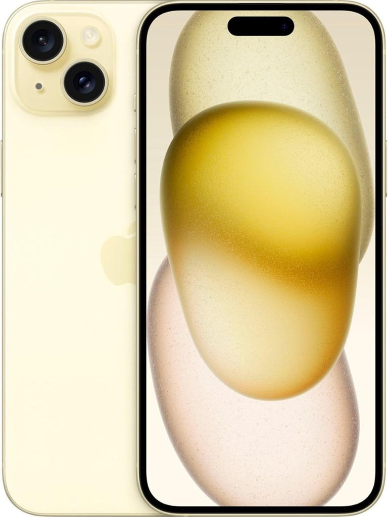 Renewed Apple iPhone 15 Plus, 128GB, Yellow - Unlocked (Renewed Premium)