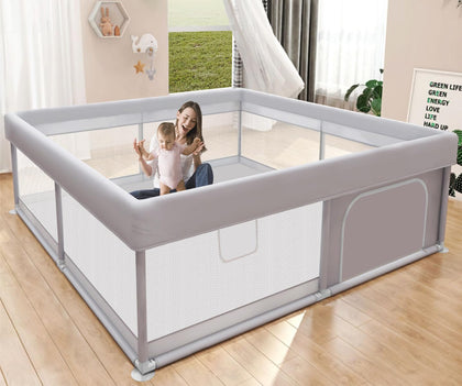 Hiaksedt Corral de Juegos para Bebé 127 x 127 cm
