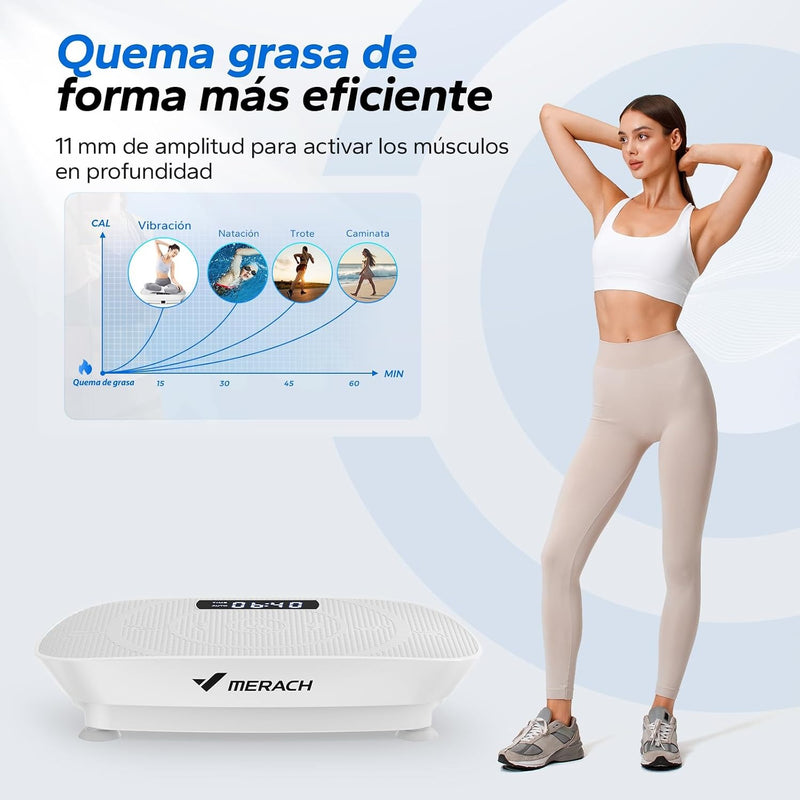 MERACH CV30 Pro Curved Vibration Plate Exercise Machine