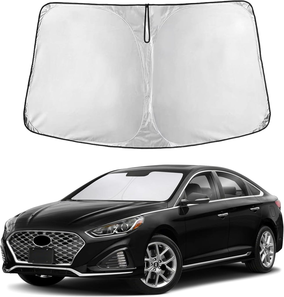 EcoNour Windshield Sunshade Compatible for Hyundai Sonata 2015-2018 2019