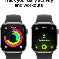 Apple Watch Series 11 GPS 42mm - Gris Espacial / Correa Negra