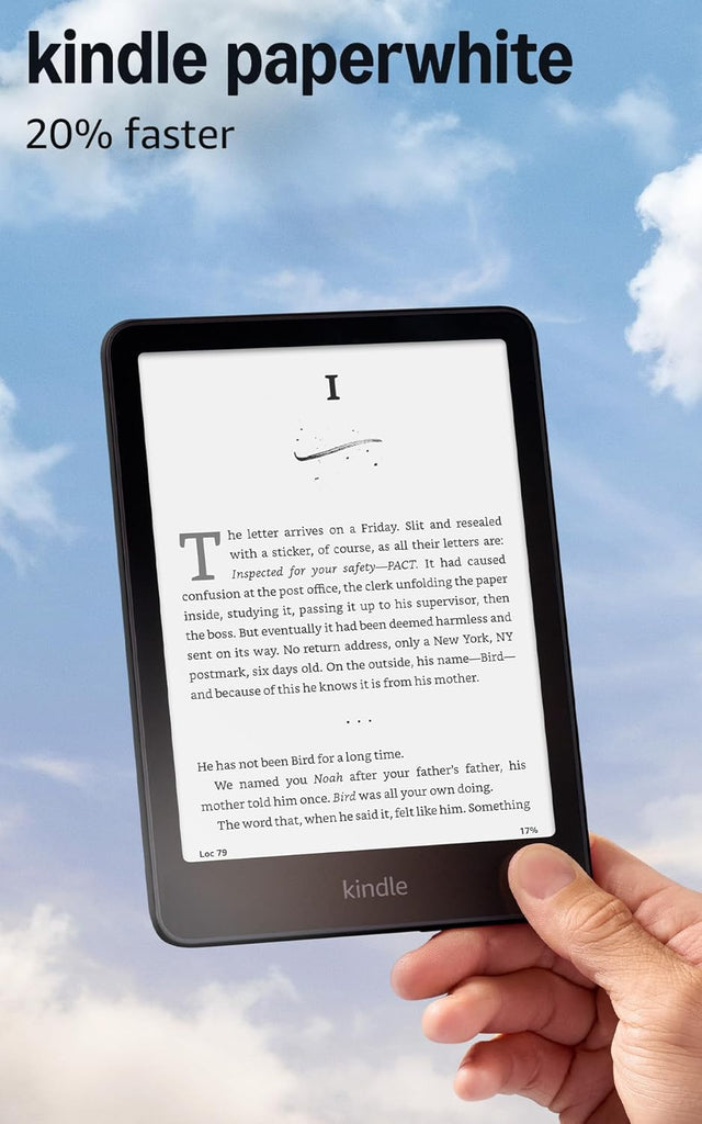 Amazon Kindle Paperwhite 16GB (newest model) – 20% faster, with new 7" glare-free display and weeks of battery life – Bl