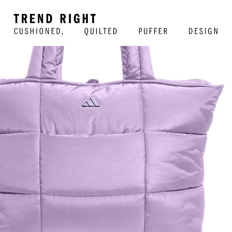 adidas Quilted Puffer Tote Bag