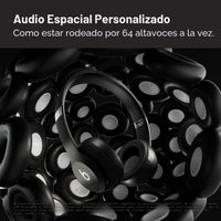 Beats Solo 4 - Negro mate — Audífonos inalámbricos Bluetooth on-ear, hasta 50h