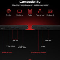 QikPulse 15.6" 2-in-1 Touchscreen Laptop with Windows 11, i3-10100Y, 16GB, 256GB SSD