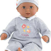 Corolle Bébé Calin Marius - 12" Soft Boy Baby Doll with Vanilla Scent, Pink Outfit & Sleeping Eyes for Girls Ages 18 Mon