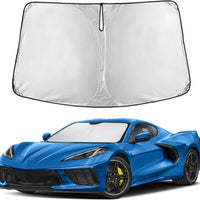 EcoNour Windshield Sunshade Compatible for Chevrolet Corvette C8 2020-2026