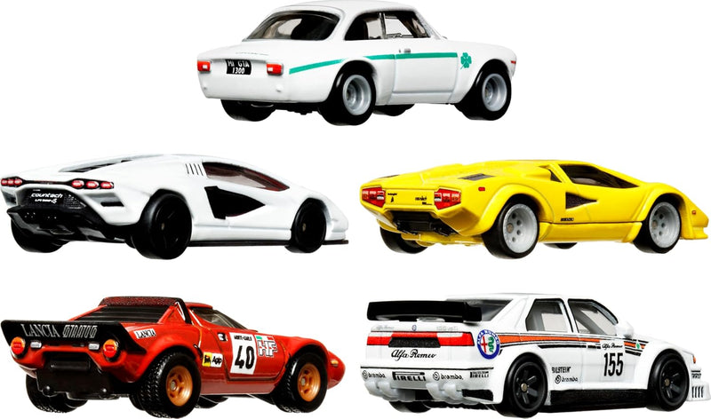 Hot Wheels Premium Car Culture Che Figata - Set de 5 Autos 1:64
