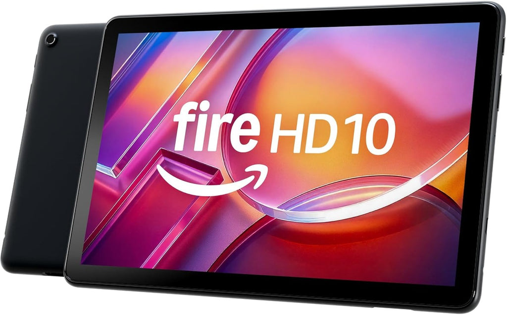 Amazon Fire Tablets Amazon Fire HD 10 tablet, built for relaxation, 10.1" vibrant Full HD screen, octa-core processor, 4 GB RAM, 32 GB, Black