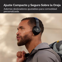 Beats Solo 4 - Negro mate — Audífonos inalámbricos Bluetooth on-ear, hasta 50h
