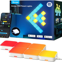 Govee Mini Panel Lights, RGBIC Wall Lights, Smart LED Wall Panels