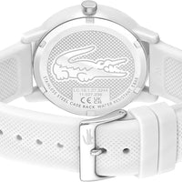 Reloj Lacoste 12.12 Cronógrafo - Correa de Silicona (Blanco)