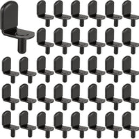 QTLCOHD 100Pcs Shelf Support Pegs 5mm Cabinet Shelf Pin L-Shaped Shelf Pins