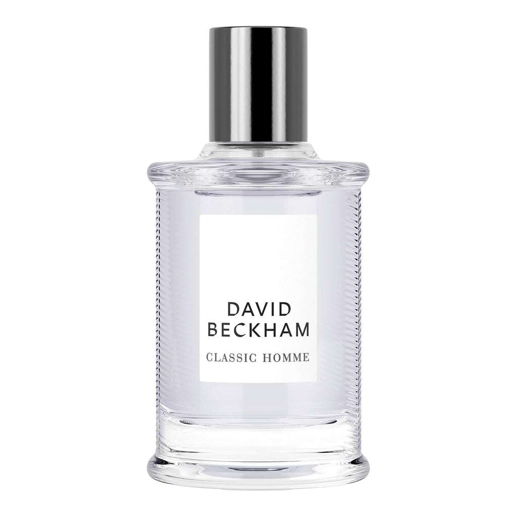 David Beckham Classic Homme Eau de Toilette 1.6 fl oz (Pack of 1), Notes of Pink Grapefruit, Cashmere Wood, and Mahogany Wood, Men's Fragrance, Long Lasting, Everyday Fragrance, Travel Size