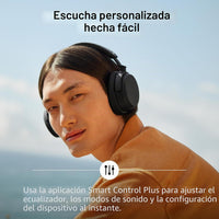 Sennheiser ACCENTUM Wireless Bluetooth Headphones – Hybrid ANC Noise Cancelling, 50‑Hour Battery, Lightweight Over‑Ear Design, Clear Calls, Travel & Work Headset, White
