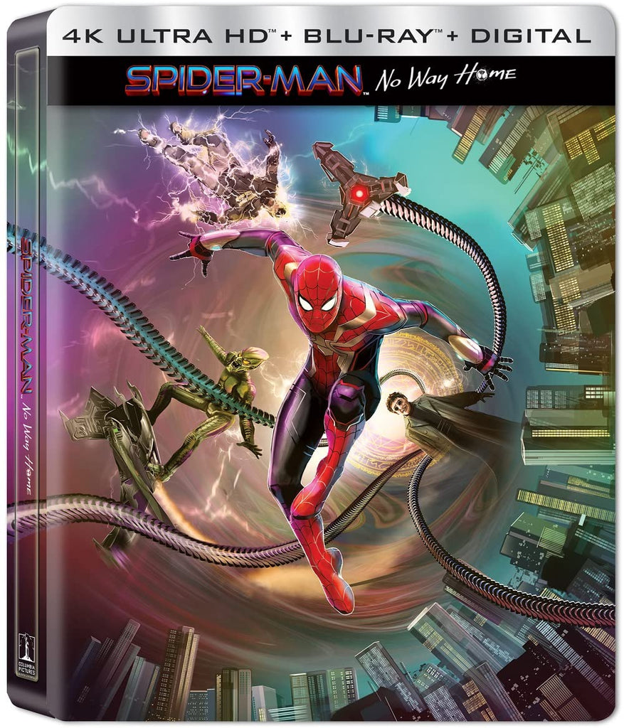 Spider-Man: No Way Home [SteelBook] [4K Ultra HD Blu-ray/Blu-ray]