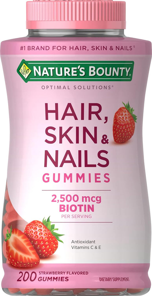 Nature's Bounty Optimal Solutions Hair, Skin and Nails Gummies