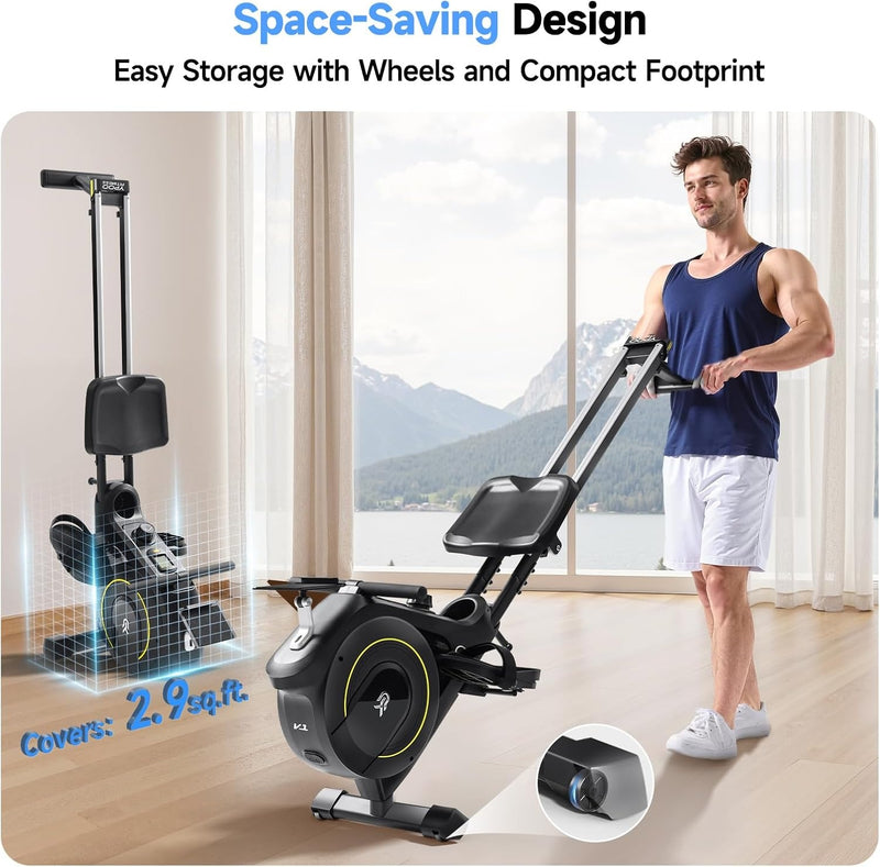 YPOO store Home rowing machine, 350 lb capacity