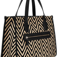 GUESS Silvana Chevron Tote