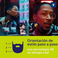Philips Norelco OneBlade 360 con conectividad híbrida cara + cuerpo, recortadora eléctrica de barba, afeitadora y peluquería corporal con tecnología de cuchillas 360, hoja 1 x 360, peine 5 en 1, estuc