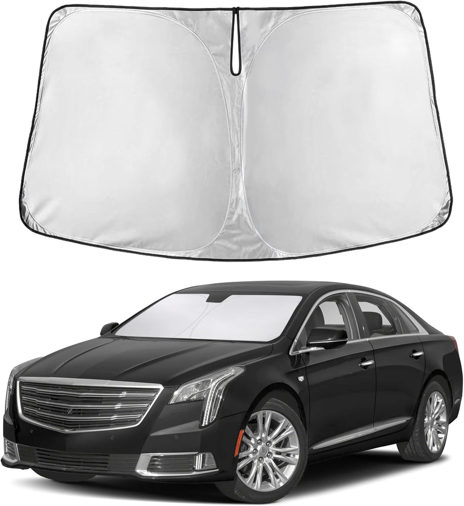 EcoNour Windshield Sunshade Compatible for Cadillac XTS 2013-2017 2018 2019