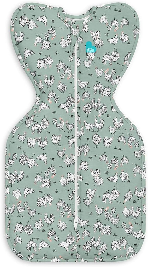 Love to Dream Swaddle Up Baby Sleep Sack | 1.0 TOG, 8-13lbs, Olive