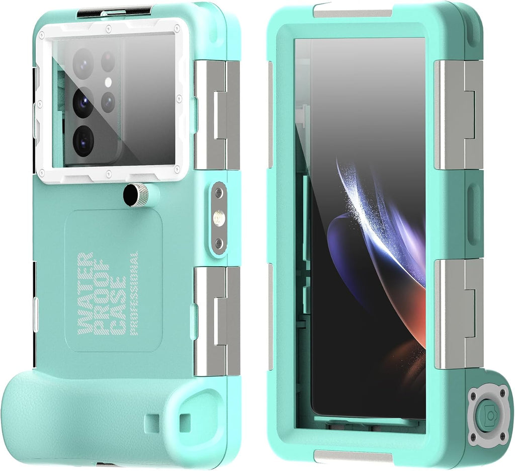 GYEFECVD 𝟐𝟎𝟐6 Underwater Snorkeling Diving Phone Case for iPhone 17/16/15/14/13/12/11 Pro Max/XR/XS/X Galaxy S8/S9/S10,