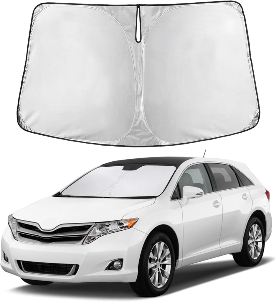 EcoNour Windshield Sunshade Compatible for Toyota Venza 2009-2013 2014 2015