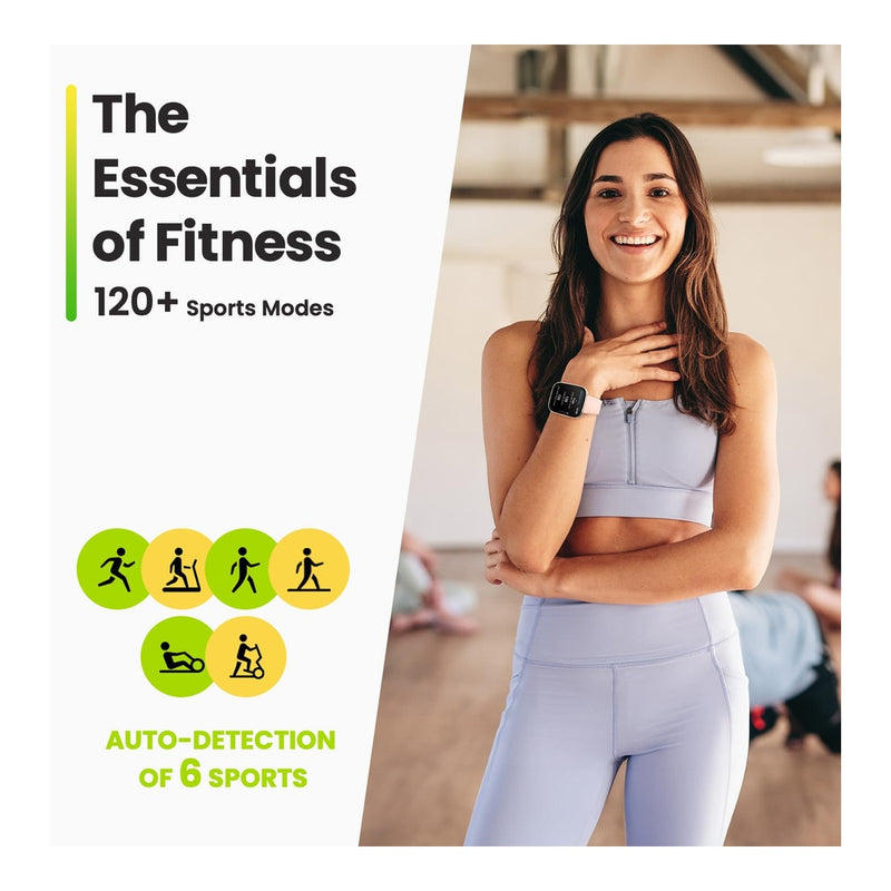 Amazfit Bip 5 Core - Reloj inteligente con duración de batería de 11 días, 120+ modos deportivos, monitor de salud, Negro