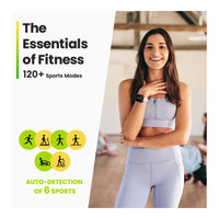 Amazfit Bip 5 Core - Reloj inteligente con duración de batería de 11 días, 120+ modos deportivos, monitor de salud, Negro
