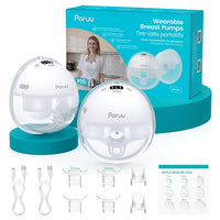 Paruu P16 Extractor de Leche Manos Libres Unidad Individual