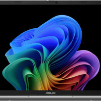 ASUS Vivobook 14 Laptop, 14” WUXGA 60Hz Display, Qualcomm Snapdragon X, Qualcomm Adreno GPU, 16GB RAM, 512GB SSD, Windows 11, Cool Silver, X1407QA-BS56