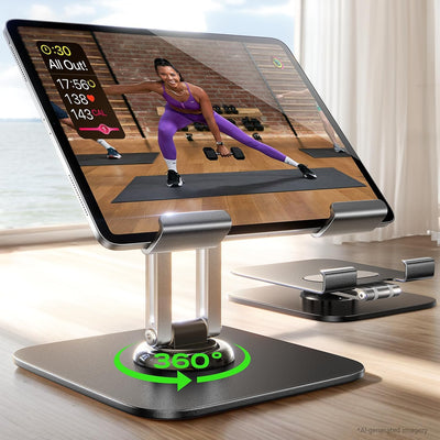 Soporte Ajustable LISEN para iPad y Tablet - Negro