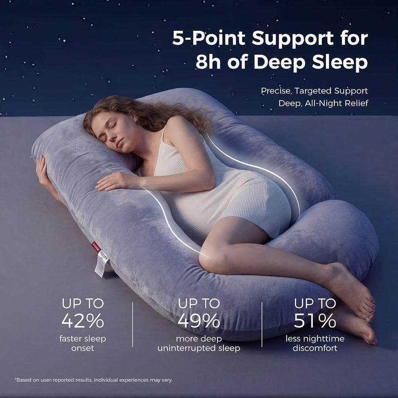 Momcozy Almohada de embarazo para dormir