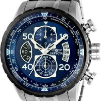 Invicta Men's 22970 Aviator Analog Display Quartz Silver Watch